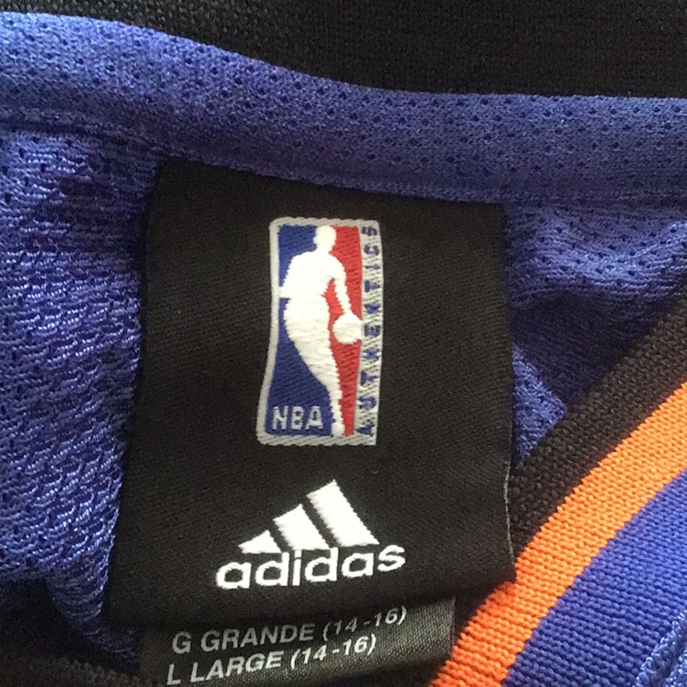 Adidas NBA Nate Robinson # 4 New York Classic player Boys Jersey size L - Picture 5 of 7